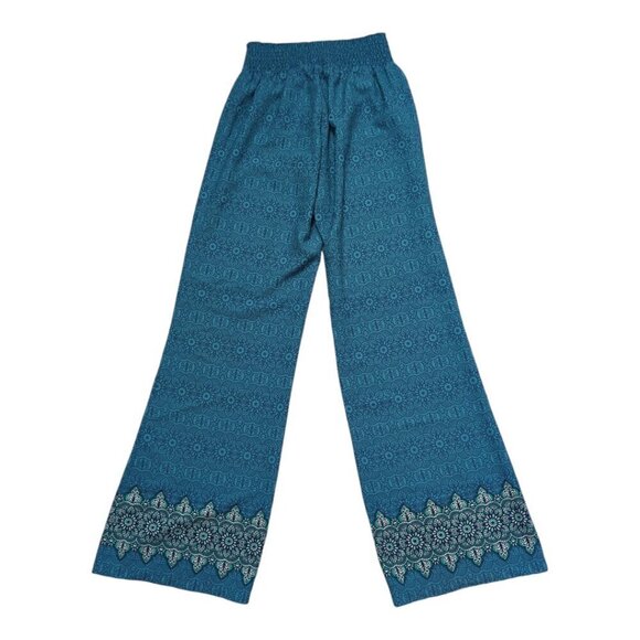 Palazzo Women's pants SIZE Xs Blue Color - Picture 2 of 9